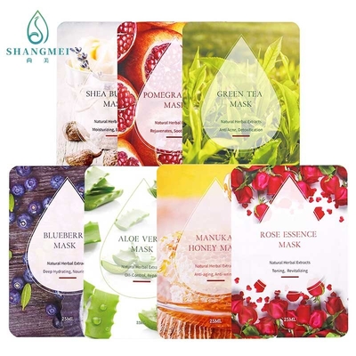 Whitening Natural Hydrating Face Mask Centella Asiatica Camellia For Acne Anti Wrinkle