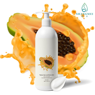 Anti Oxidation Papaya Extract Body Lotion Kojic Acid Smoothing Refreshing Whitening