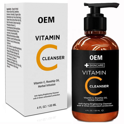 Vitamin C Face Cleansing Lotion Deeply Pore Whitening